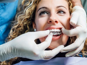 patient getting Invisalign in New City