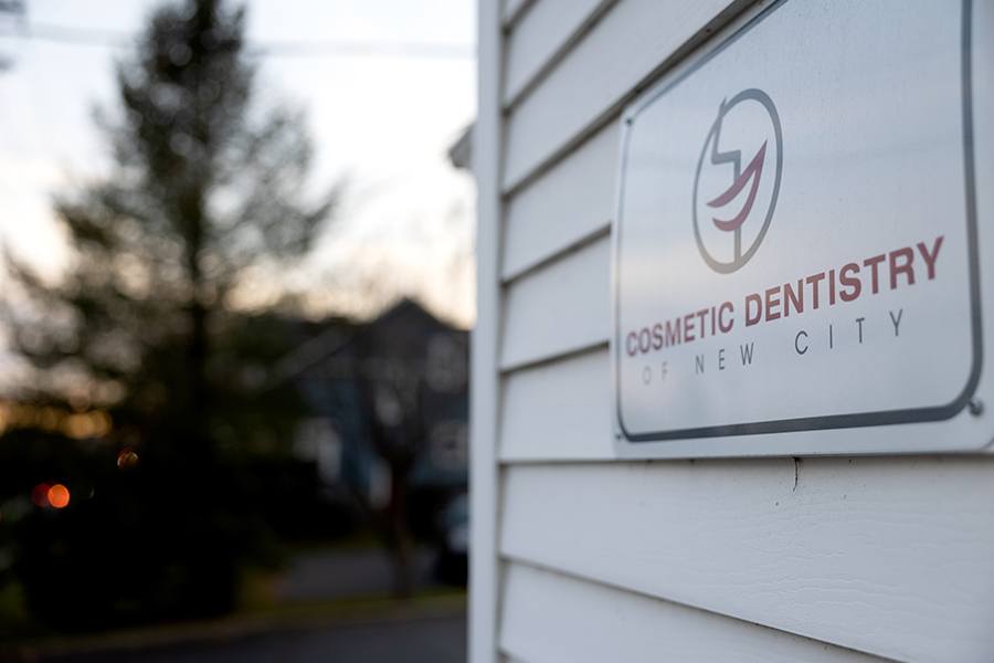 Cosmetic and General Dentistry of New City dental office sign